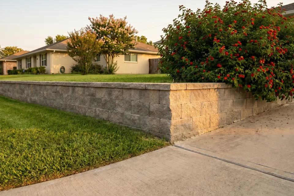 Retaining Walls project by Level Up Foundation Repair in Houston